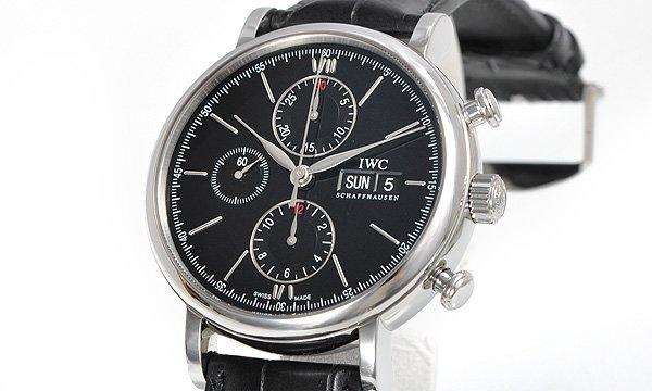 IWC ポートフィノ クロノ IW391002 ステンレス ブラック